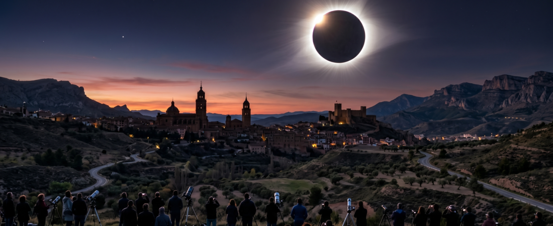 Los mejores lugares de España para ver el Eclipse Solar Total en 2026